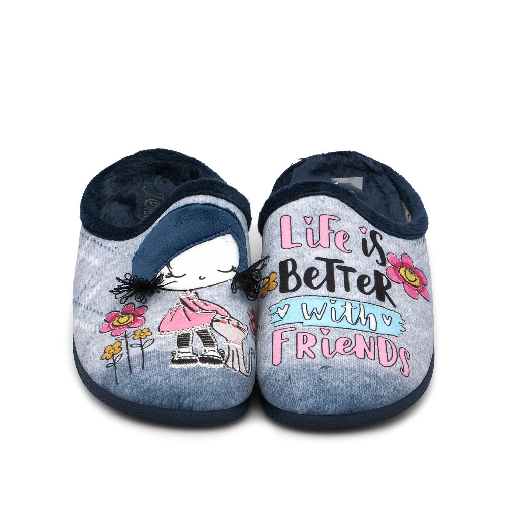 Chinelo Homewear Mulher Azul Marinho