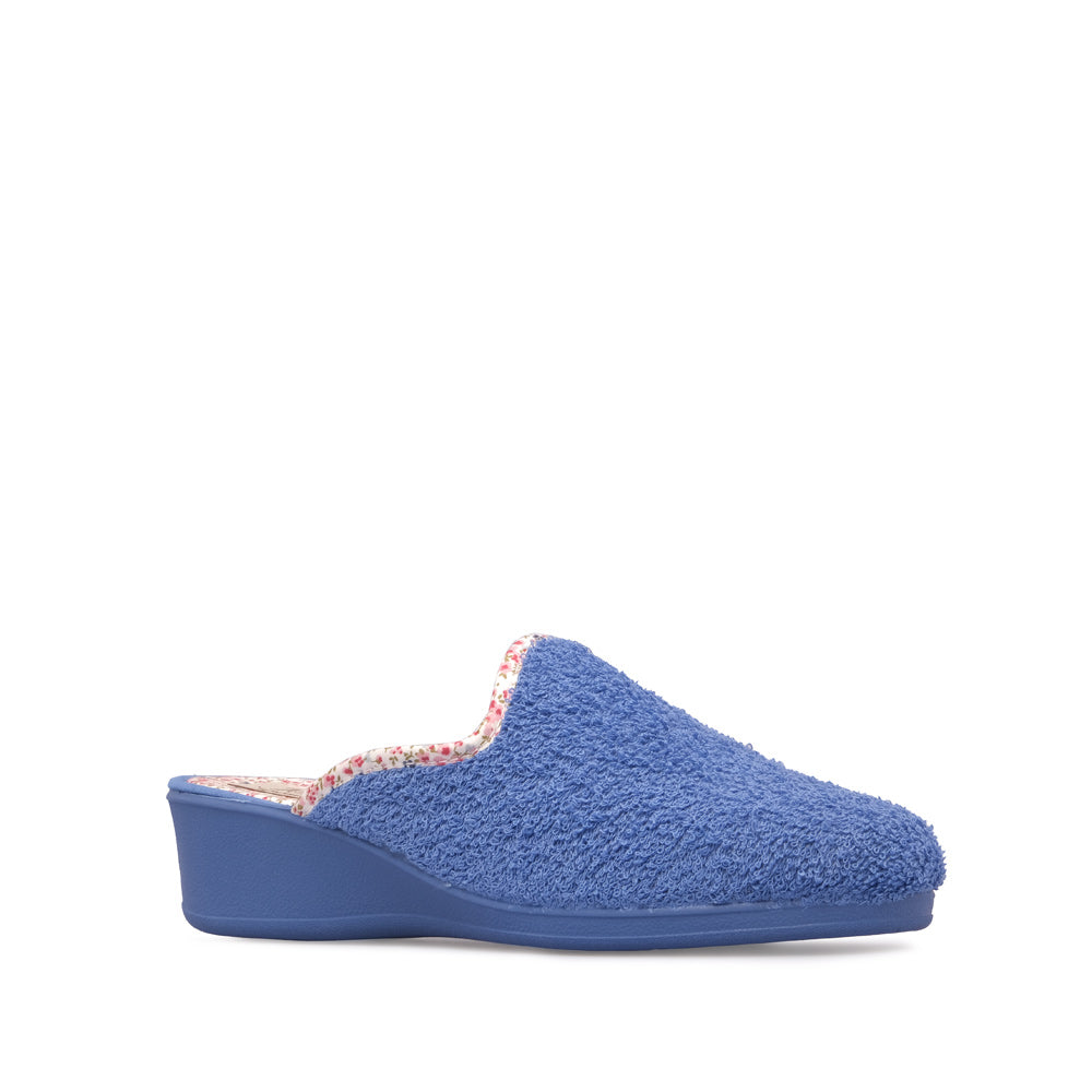 Chinelo Homewear Mulher Salto Cunha Azulão