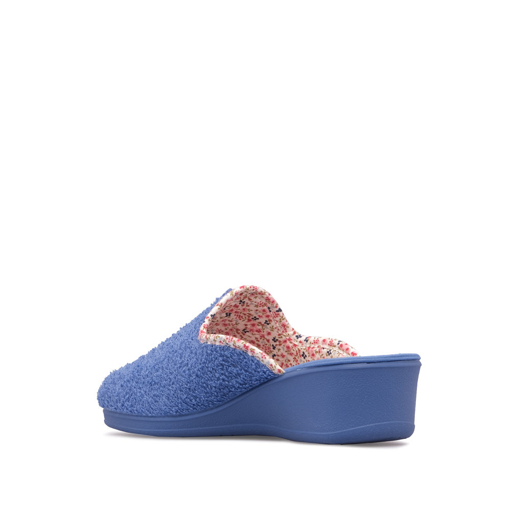 Chinelo Homewear Mulher Salto Cunha Azulão