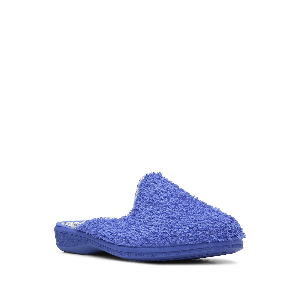 Chinelo Homewear Mulher Têxtil Azul