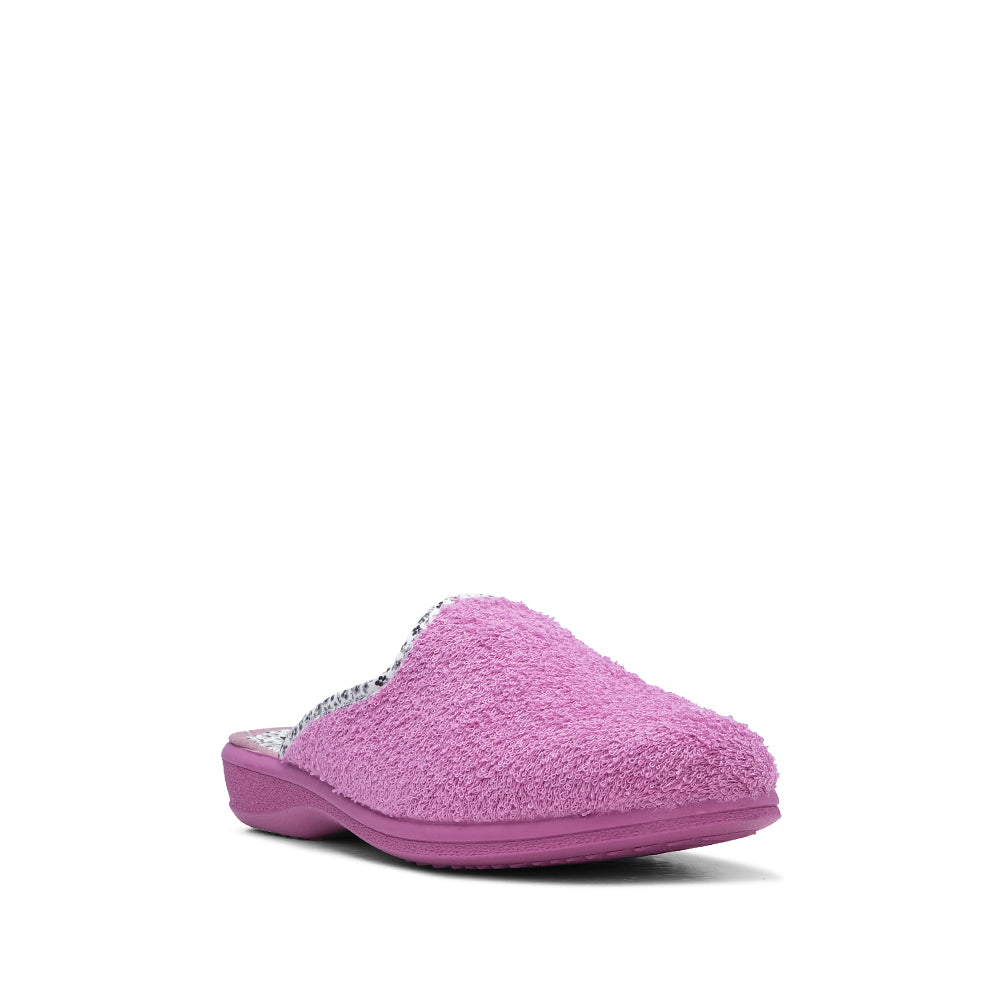 Chinelo Homewear Mulher Têxtil Lilás