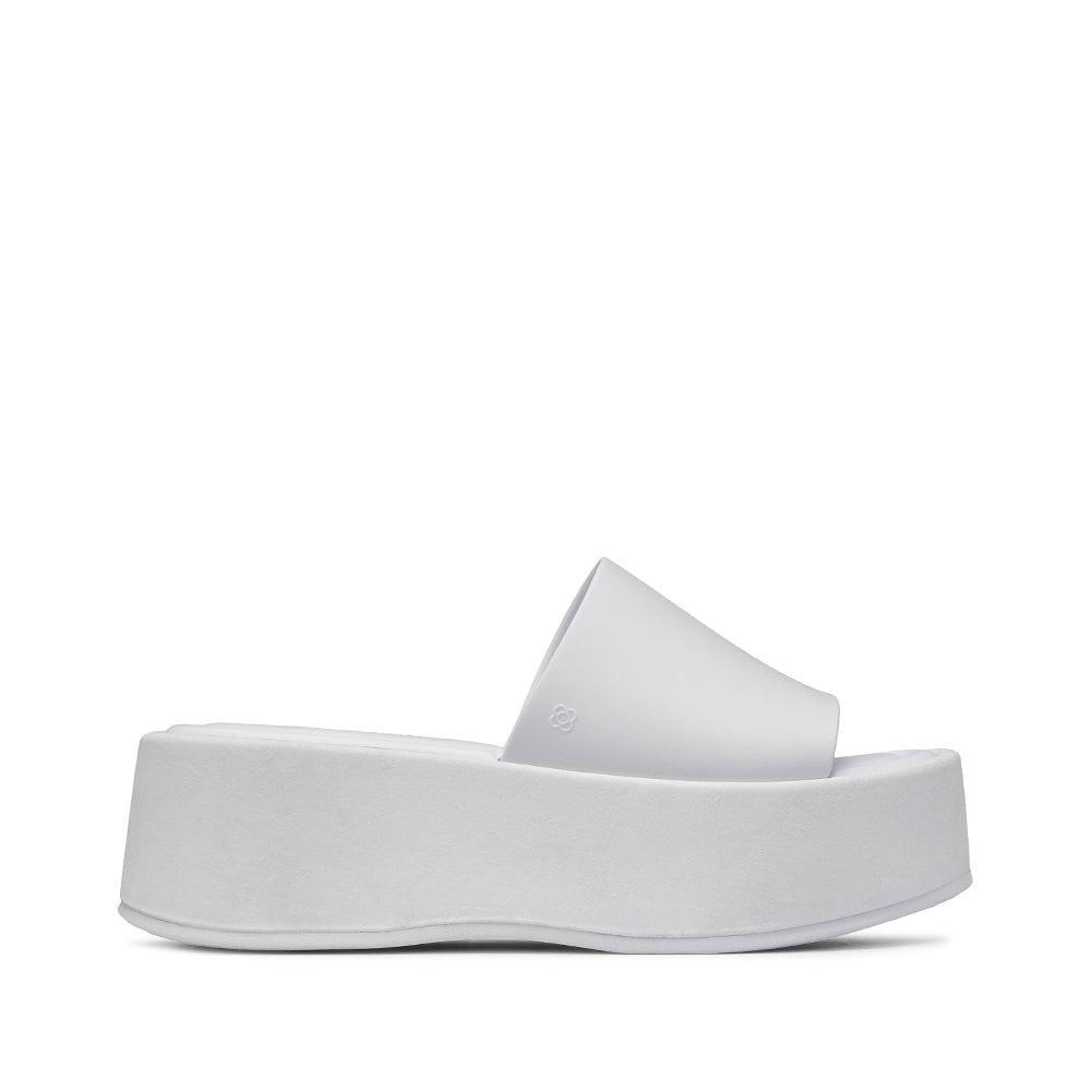 Chinelo Casual Mulher Pele Sintética Branco