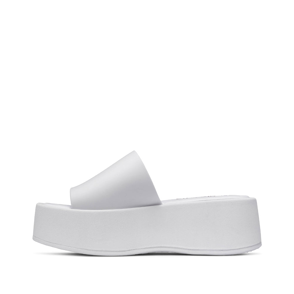 Chinelo Casual Mulher Pele Sintética Branco