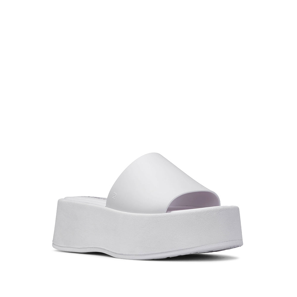 Chinelo Casual Mulher Pele Sintética Branco