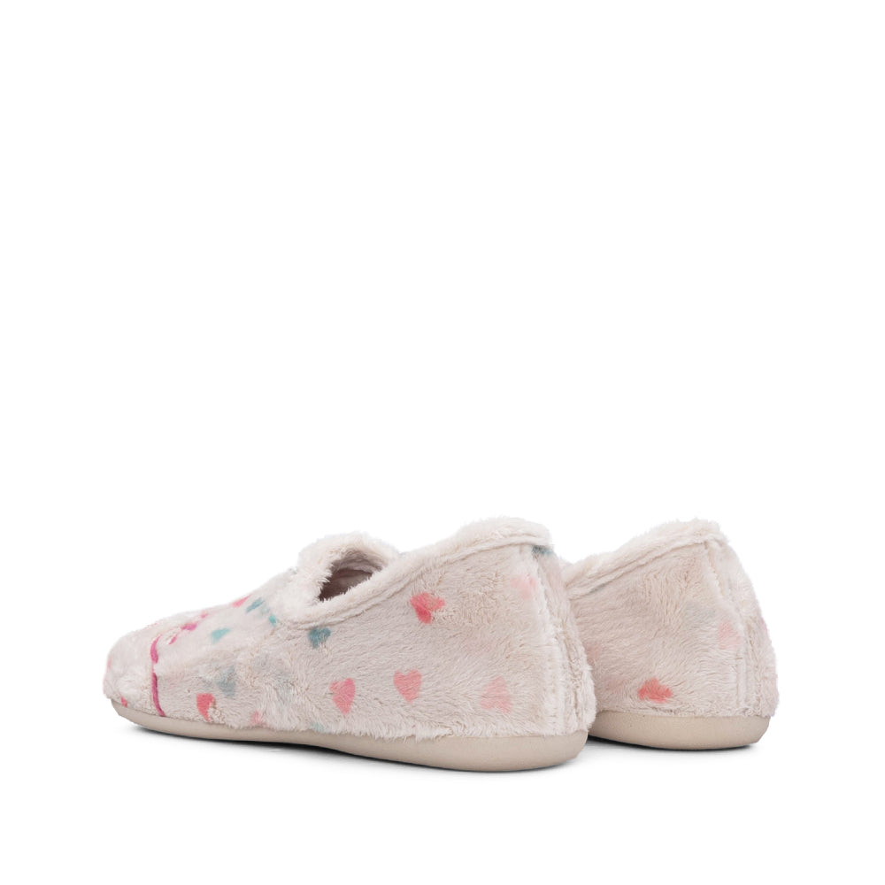 Pantufa Homewear Mulher Têxtil Bege