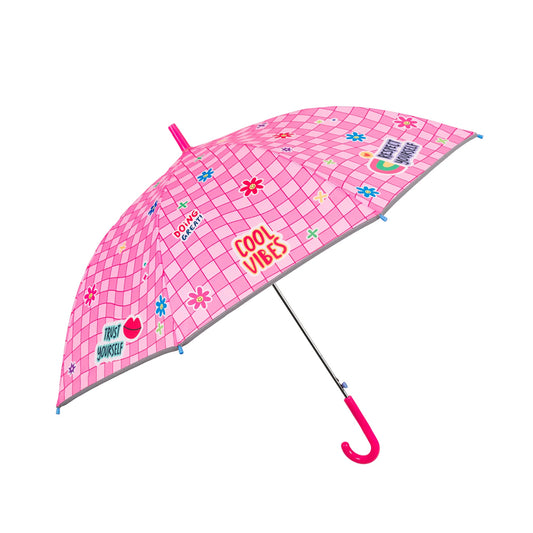 Guarda-chuva de Mão Criança Rosa