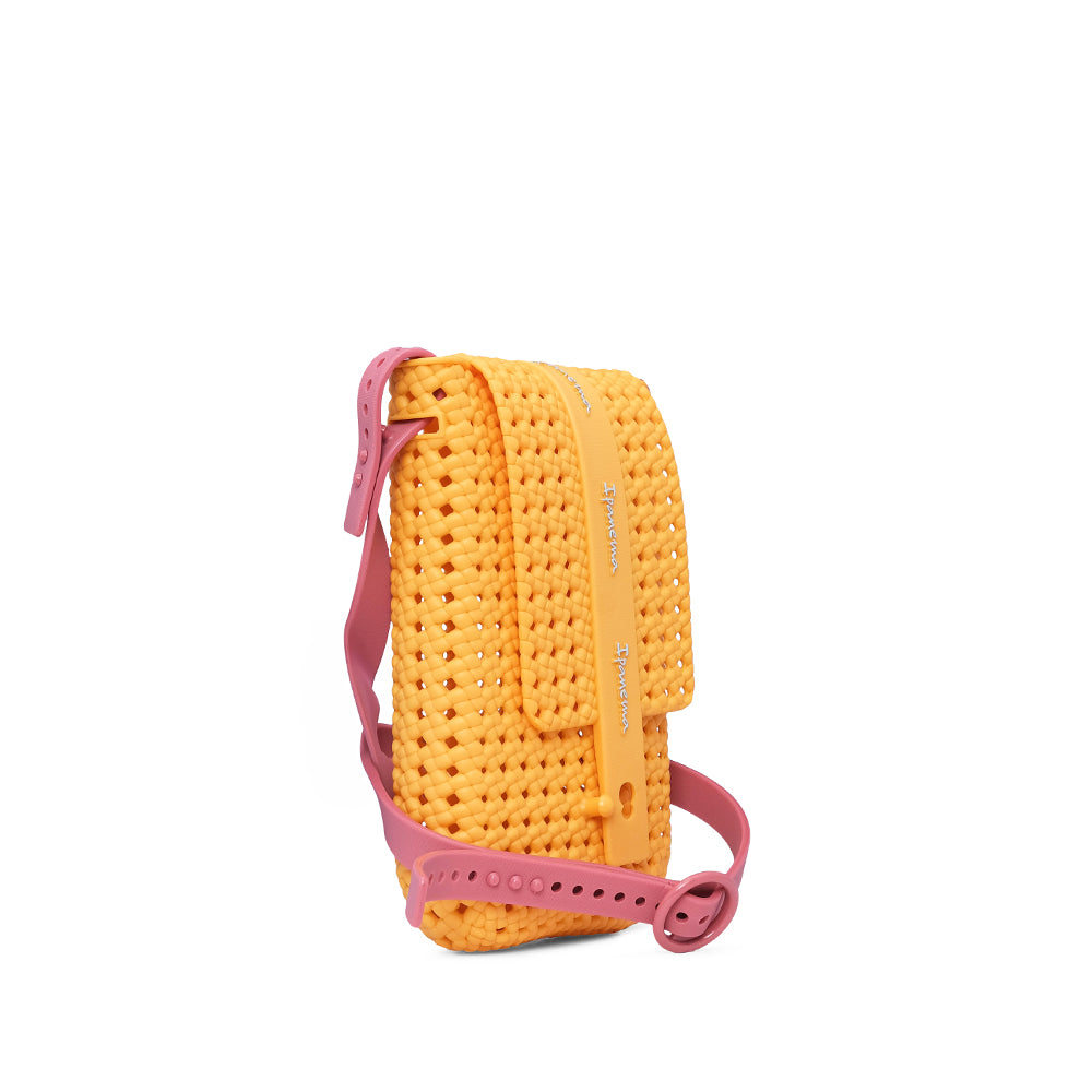 Mala Tiracolo Mulher Pele Sintética Amarelo