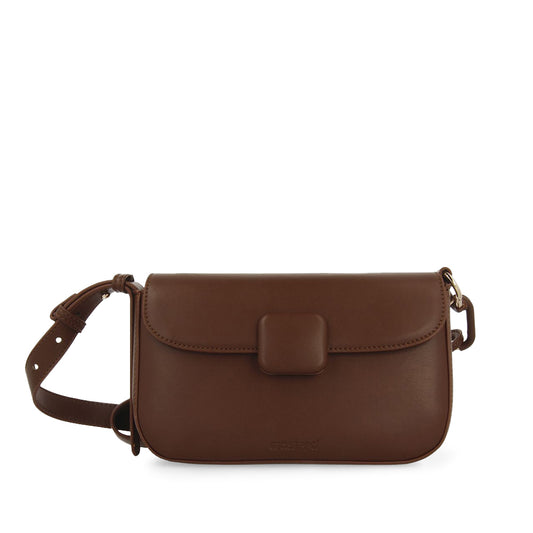 Mala Tiracolo Mulher Têxtil Camel