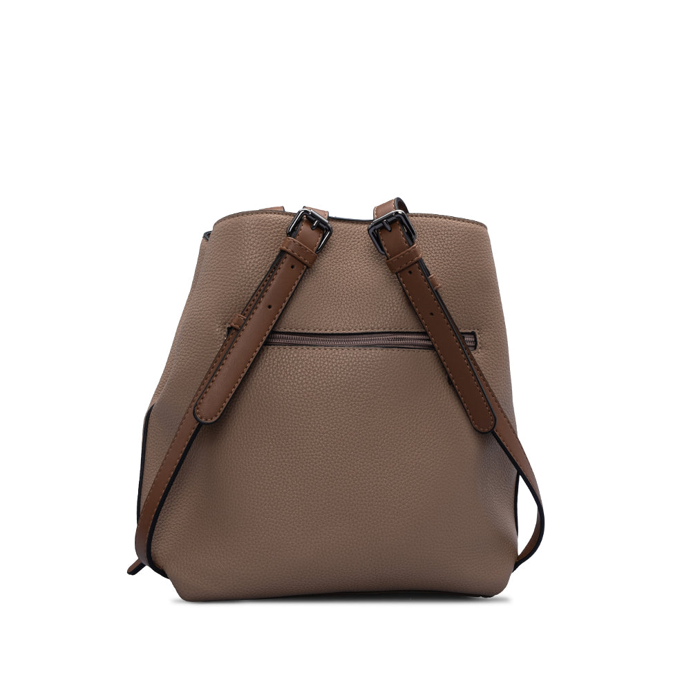 Mala Mochila Mulher Taupe
