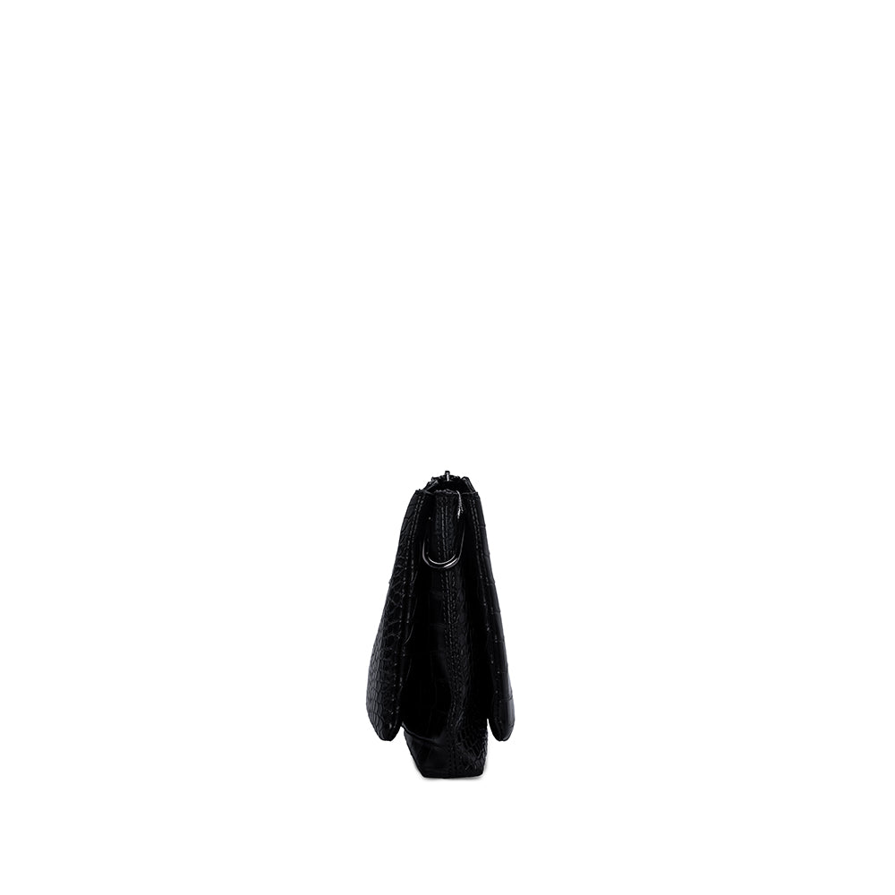 Mala Clutch Mulher Preto