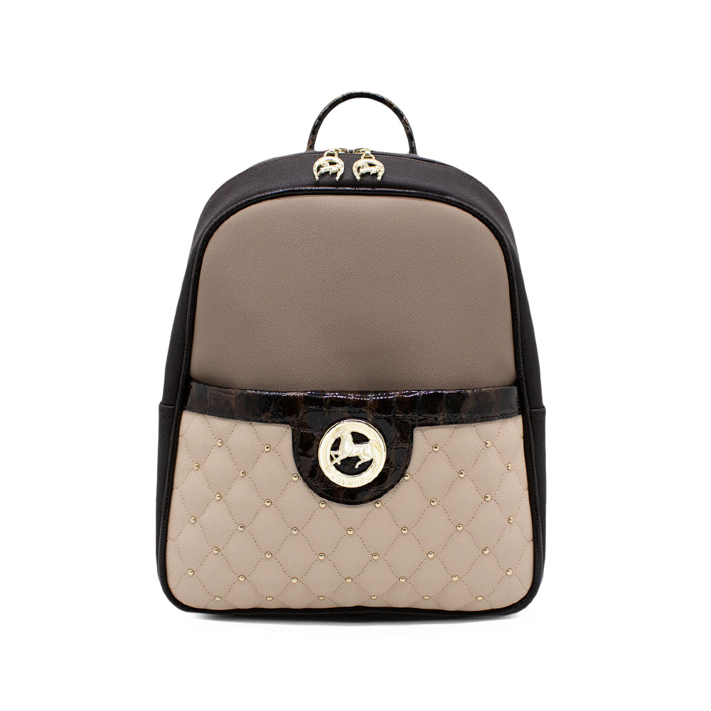 Mala Mochila Mulher Têxtil Castanho