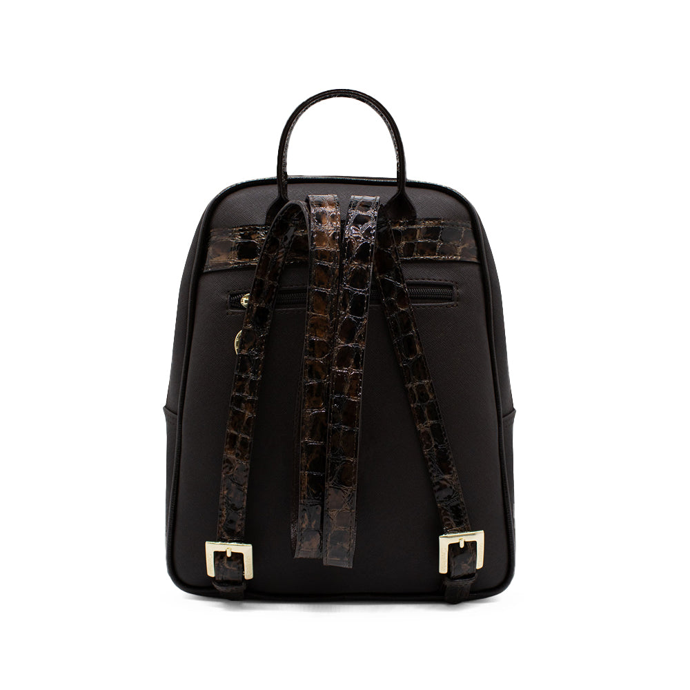 Mala Mochila Mulher Têxtil Castanho