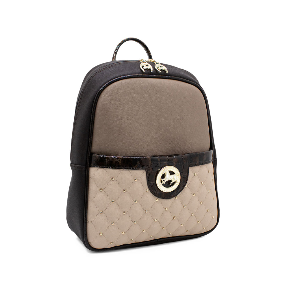 Mala Mochila Mulher Têxtil Castanho