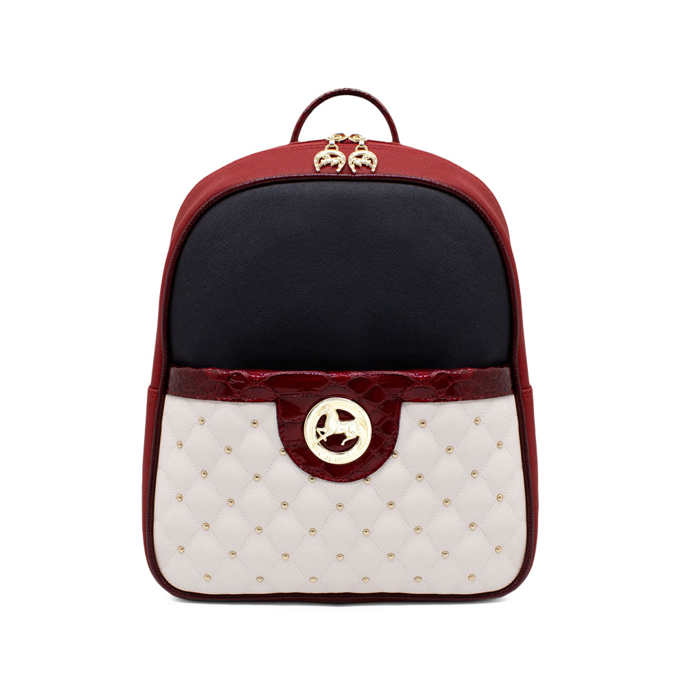 Mala Mochila Mulher Têxtil Vermelho