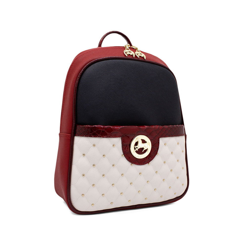 Mala Mochila Mulher Têxtil Vermelho
