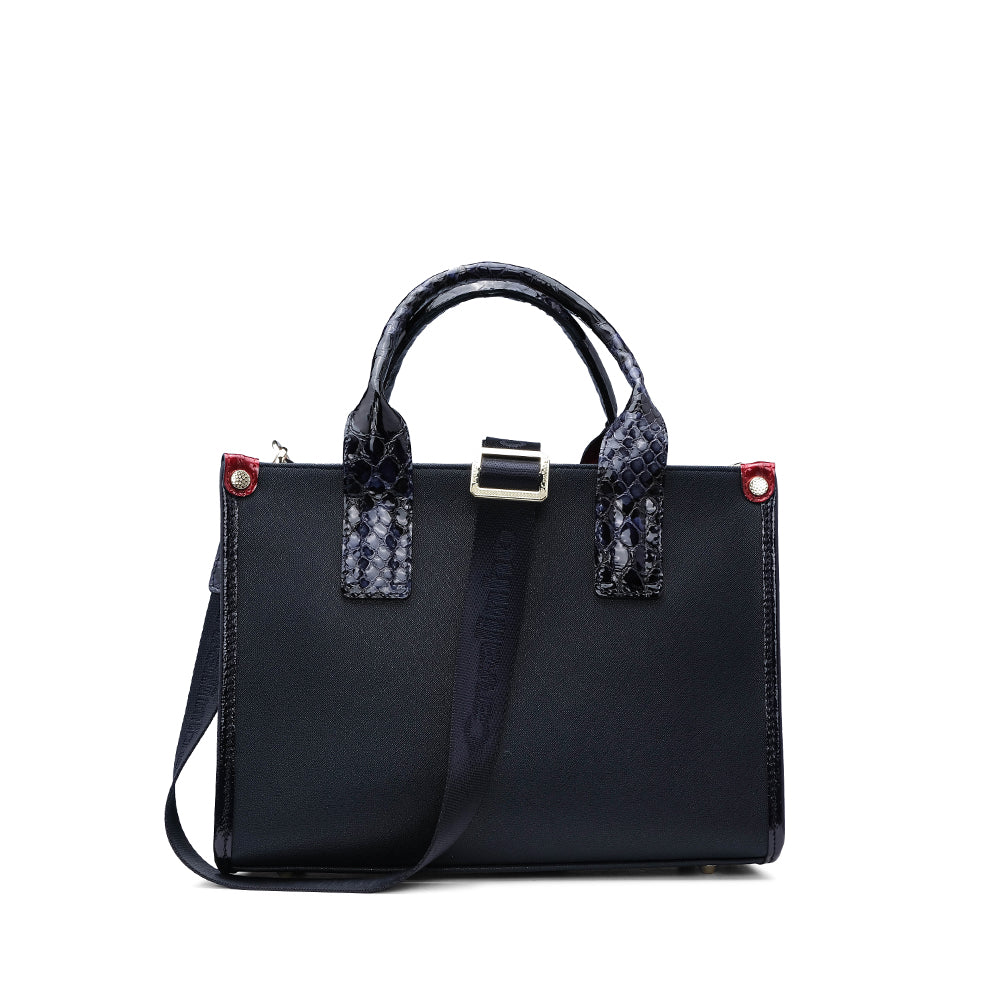 Mala de Mão Mulher Têxtil Azul Multicolor