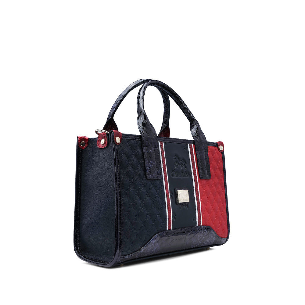 Mala de Mão Mulher Têxtil Azul Multicolor