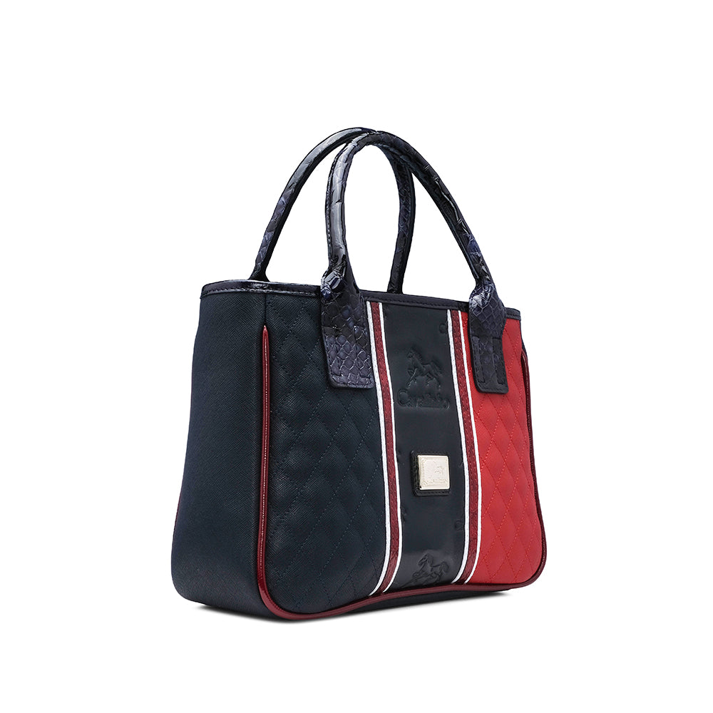 Mala de Mão Mulher Têxtil Azul Multicolor