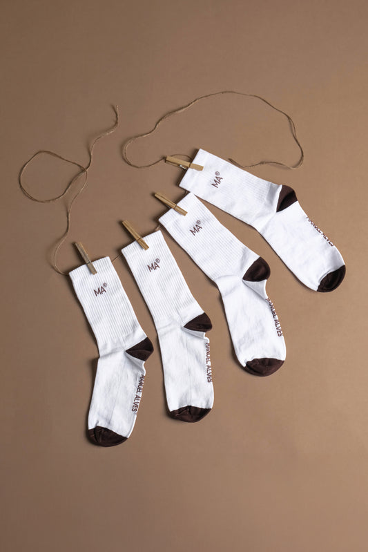 Meias Caneladas Manuel Alves  Castanho