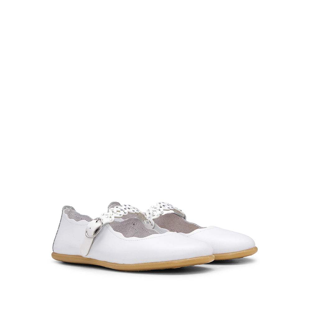 Sapato Clássico Criança Pele Branco
