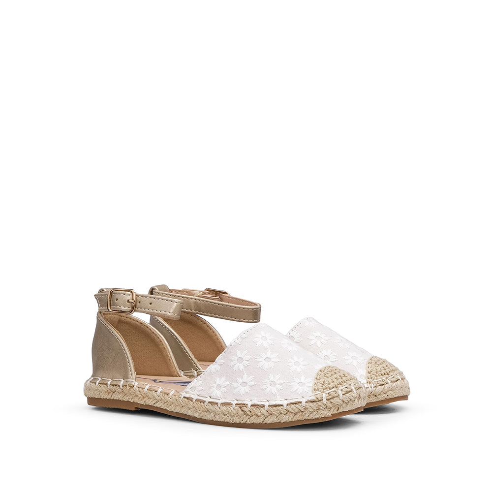 Sapato Alpercatas Criança Dourado