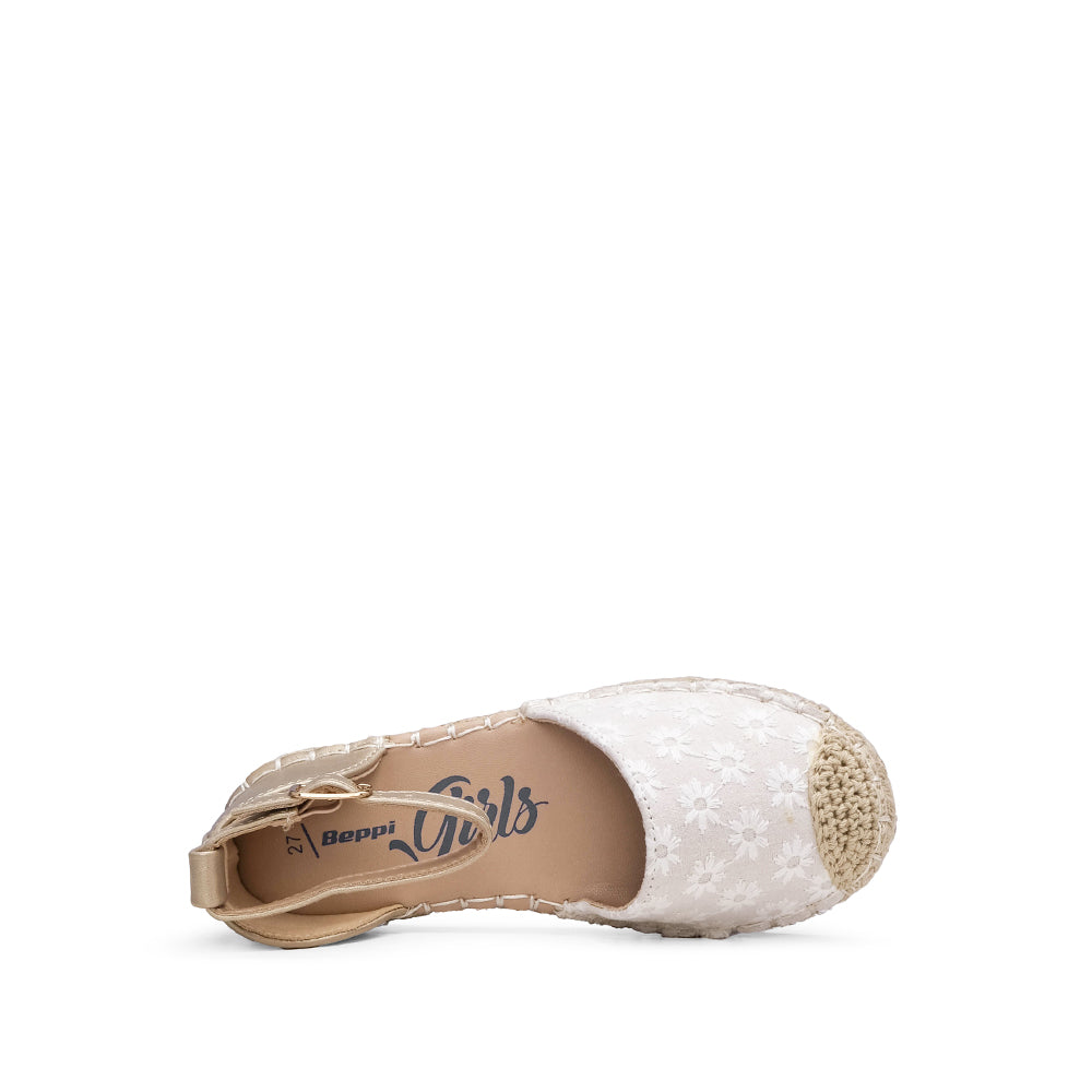 Sapato Alpercatas Criança Dourado