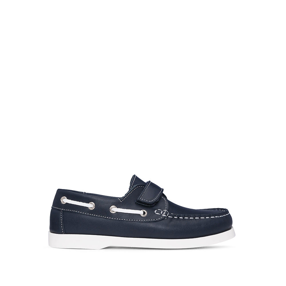Sapato Vela Criança Pele Azul