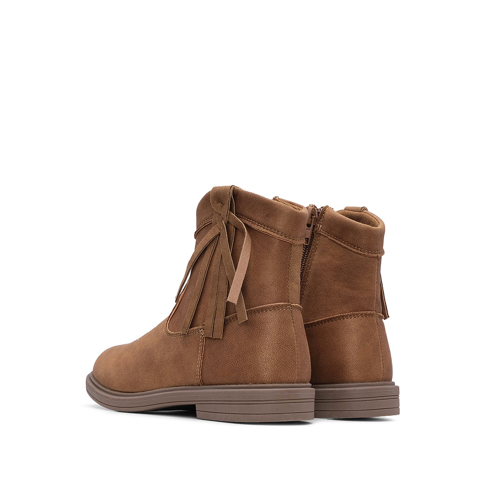 Bota Casual Criança Camel