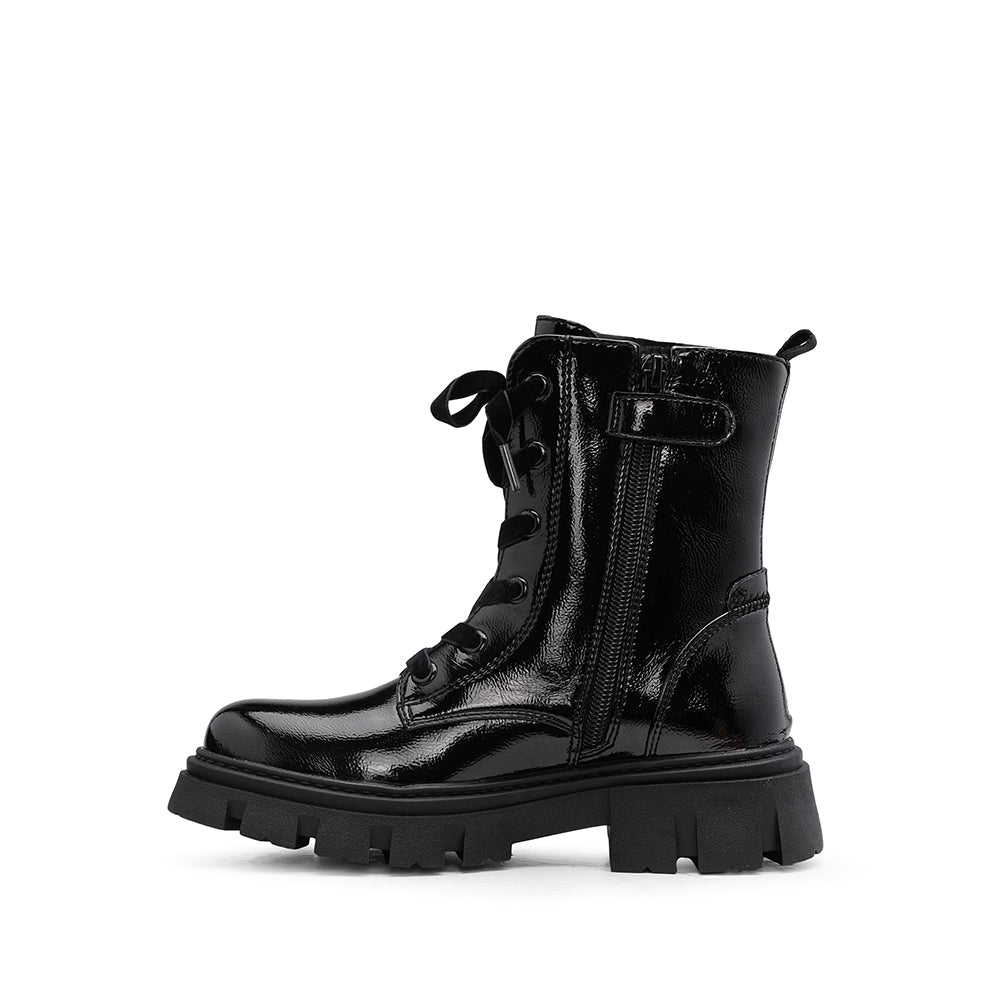 Bota Militar Criança Preto