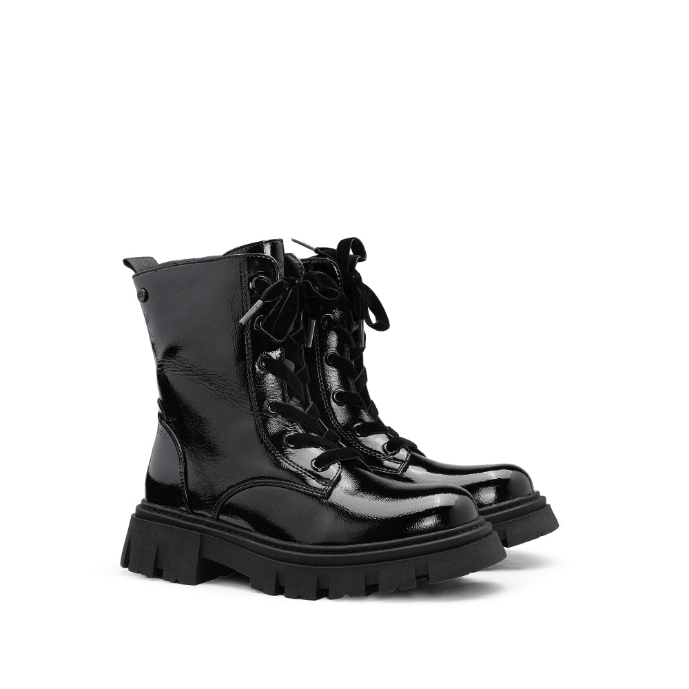 Bota Militar Criança Preto