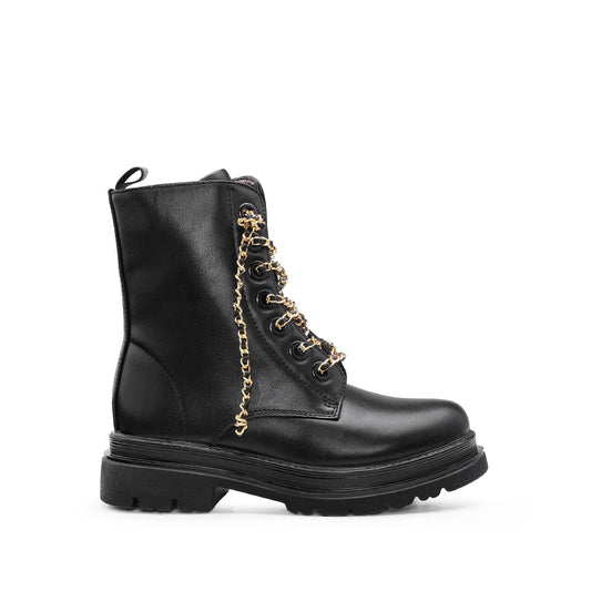 Bota Militar Criança Preto