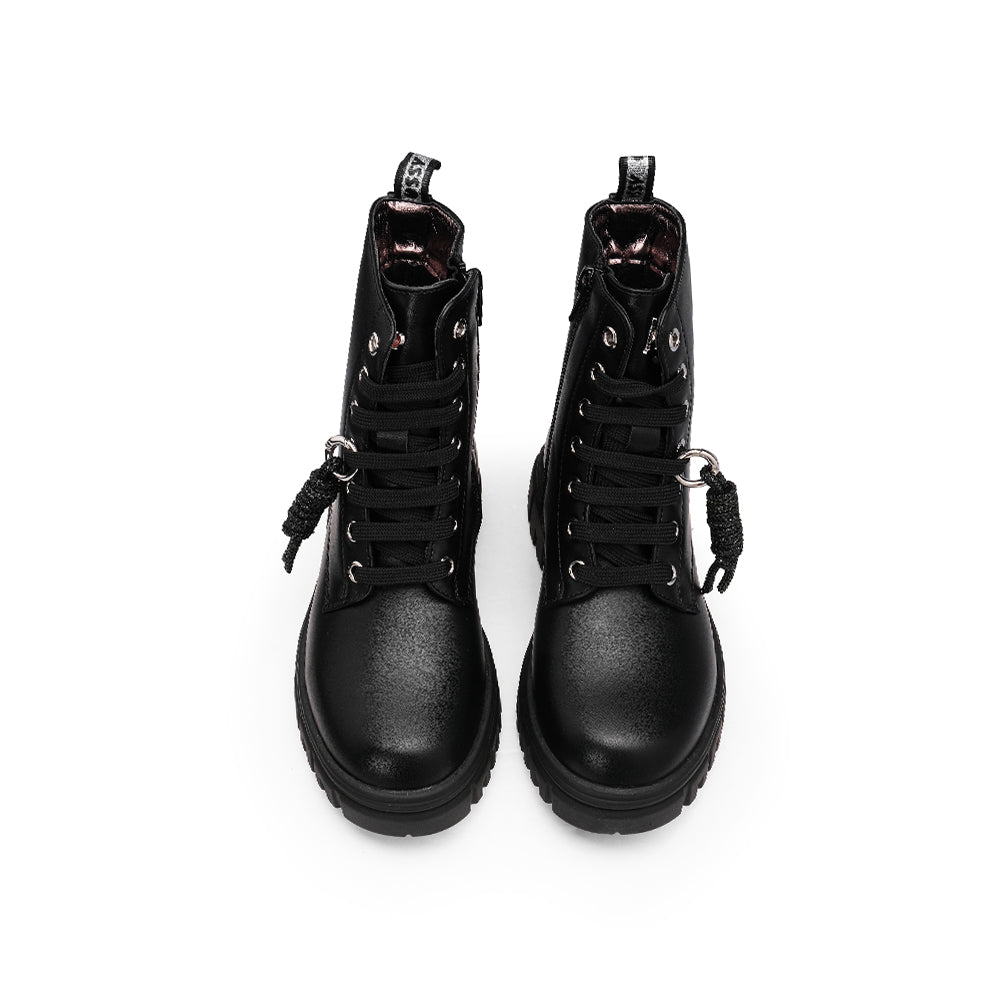 Bota Militar Criança Preto