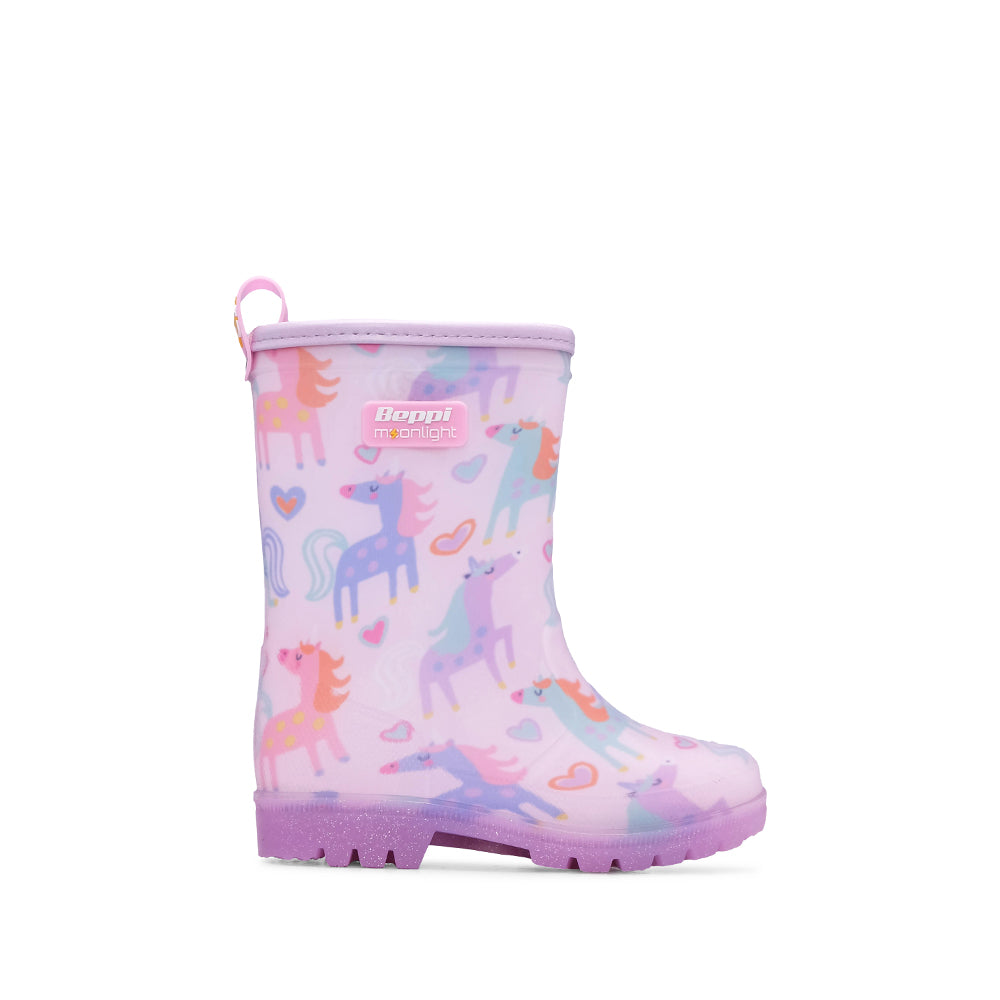 Bota Galochas Criança Rosa