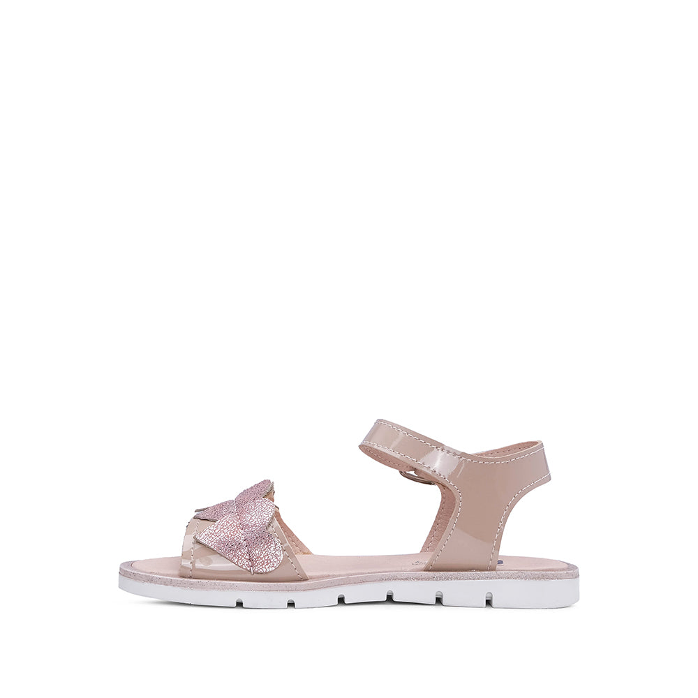Sandália Casual Criança Verniz Rosa
