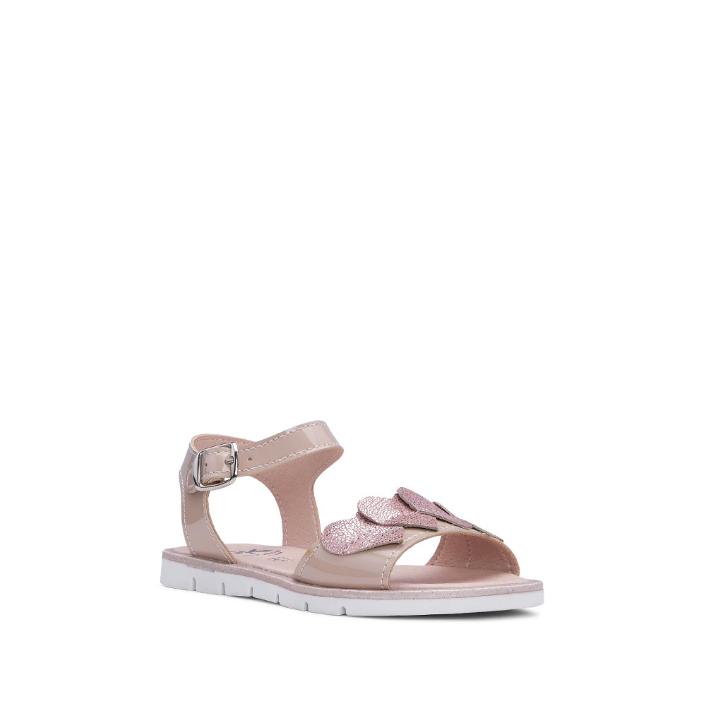 Sandália Casual Criança Verniz Rosa