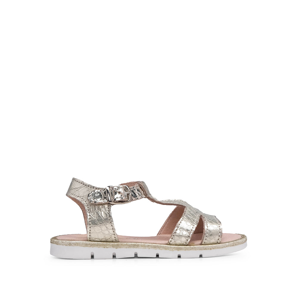 Sandália Casual Criança Pele Dourado