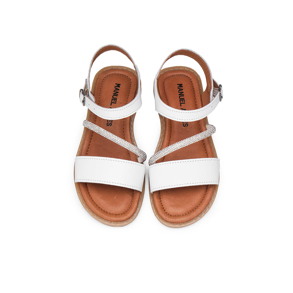 Sandália Casual Criança Pele Branco