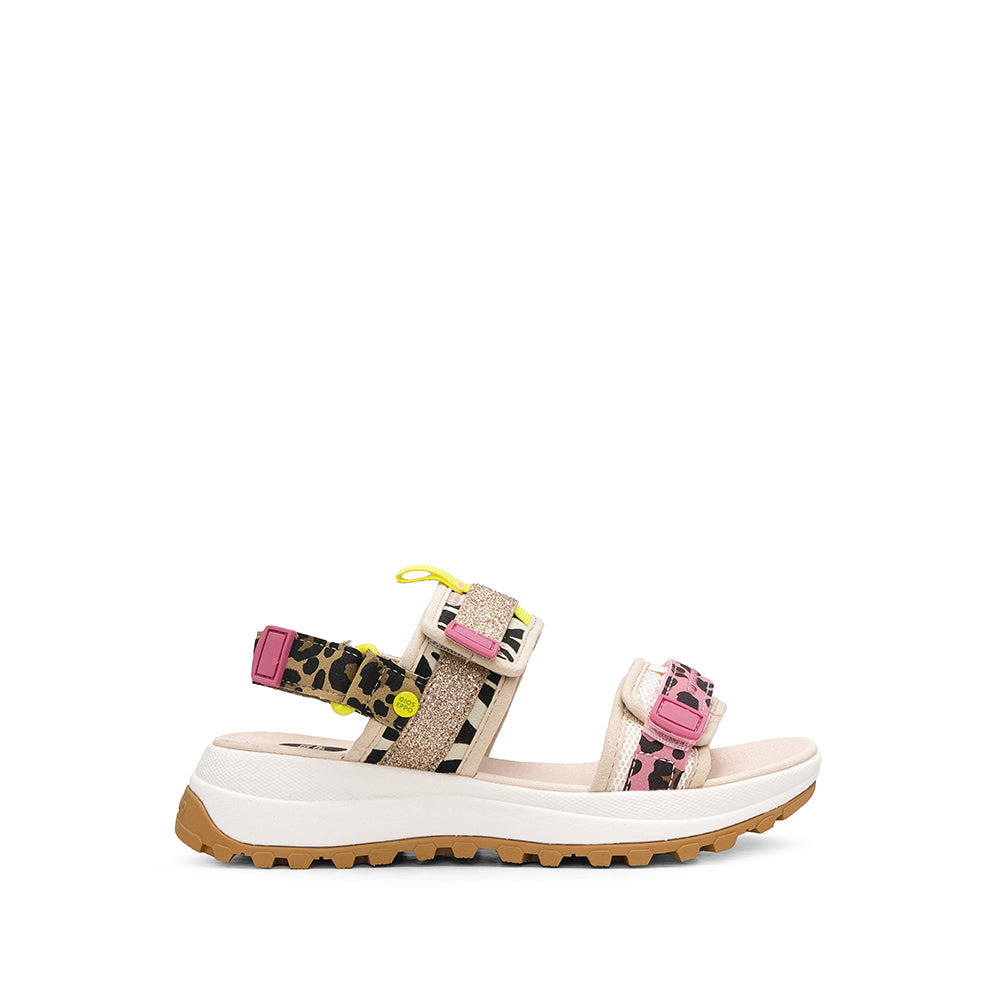 Sandália Casual Criança Leopardo