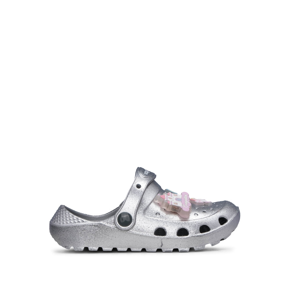 Chinelo Casual Criança Prata