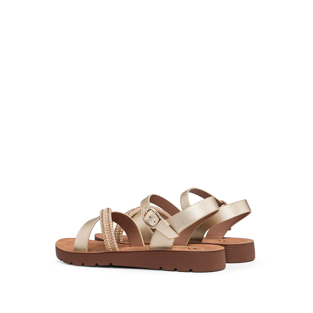 Sandália Casual Criança Dourado