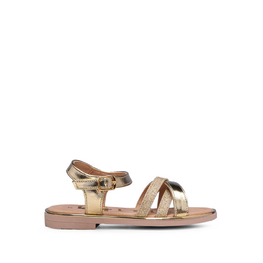 Sandália Casual Criança Dourado