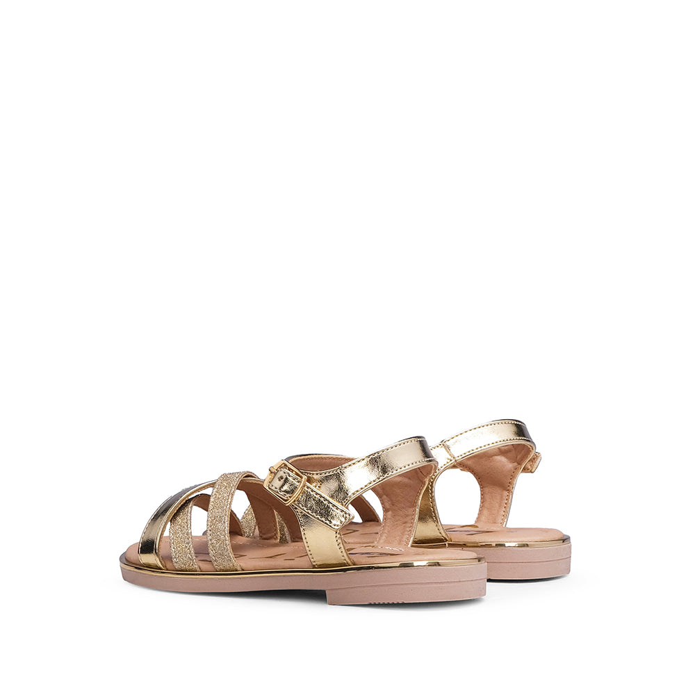 Sandália Casual Criança Dourado