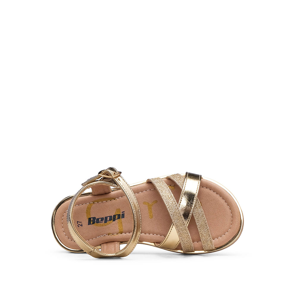 Sandália Casual Criança Dourado