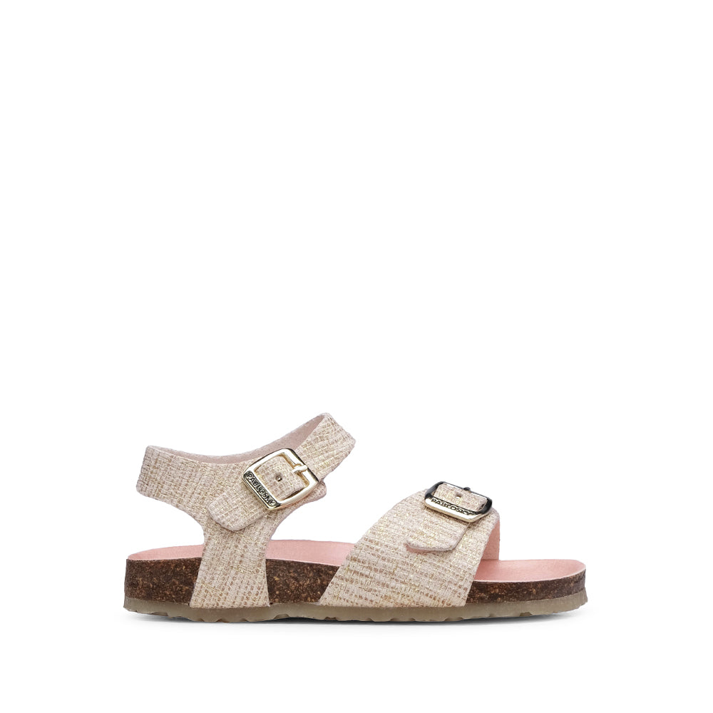 Sandália Casual Criança Dourado