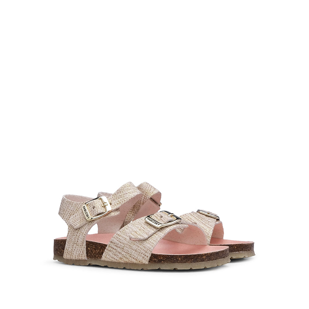 Sandália Casual Criança Dourado