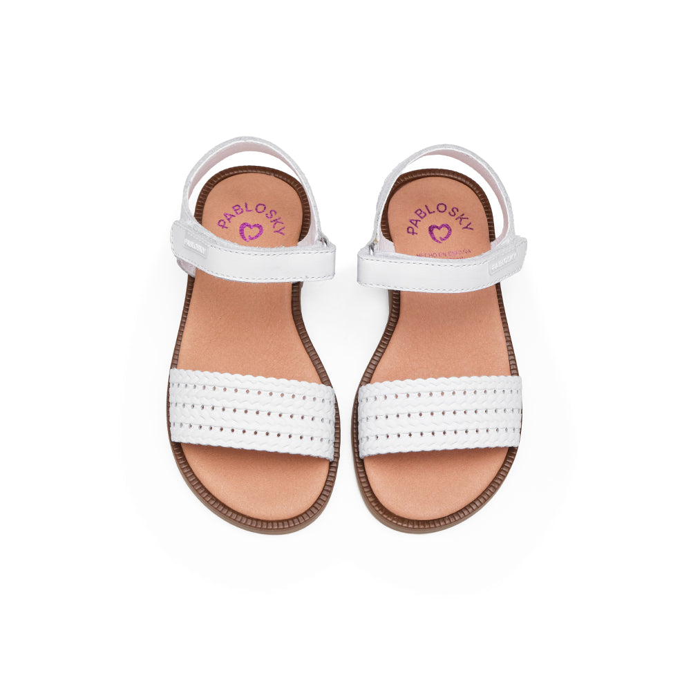 Sandália Casual Criança Branco