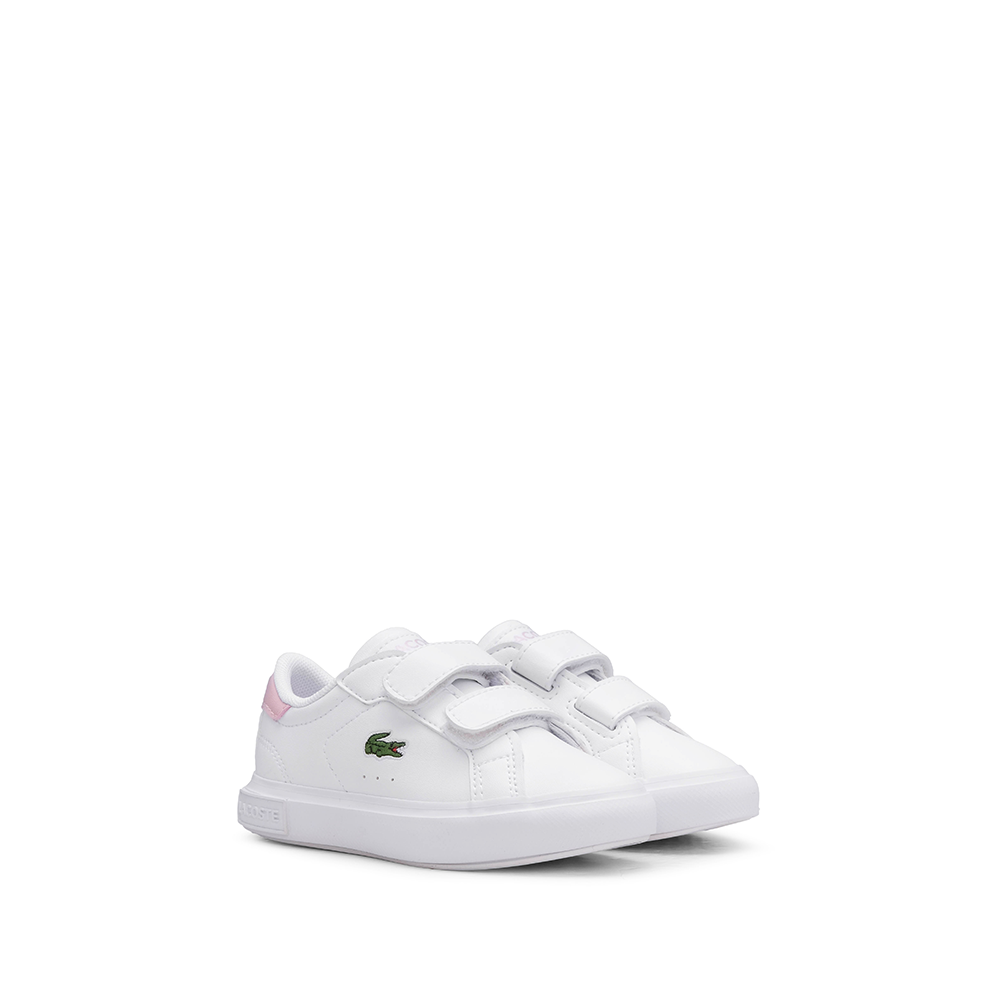Sapatilha Casual Criança Branco E Rosa