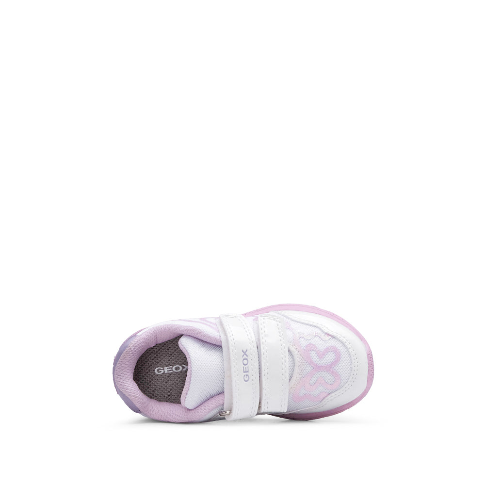 Sapatilha Casual Criança Branco E Rosa