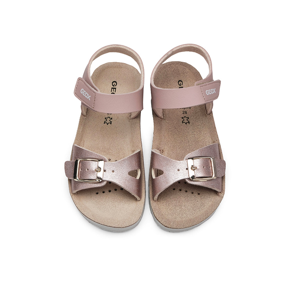 Sandália Casual Criança Ouro Rosa
