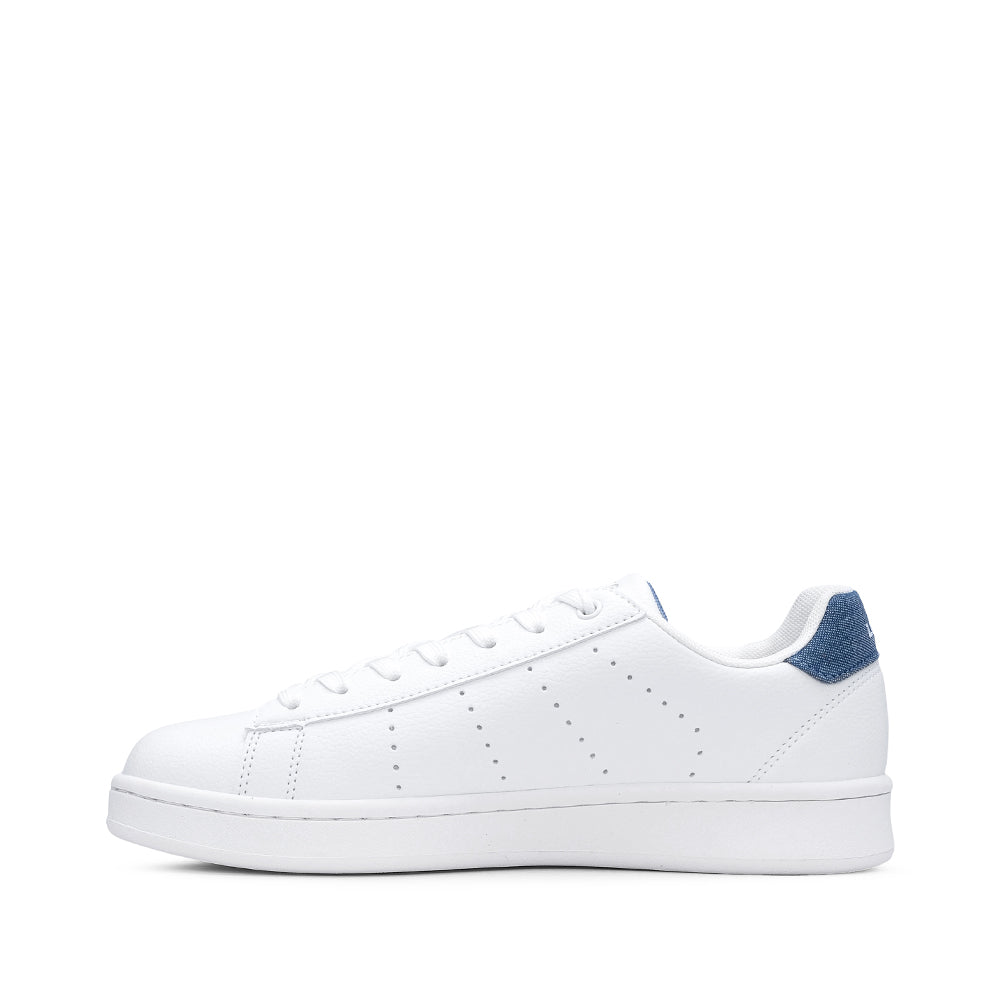 Sapatilha Casual Criança Branco E Azul